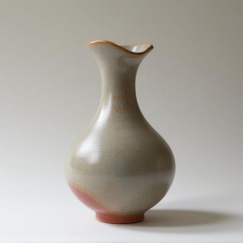 Vaso scultoreo in ceramica artigianale